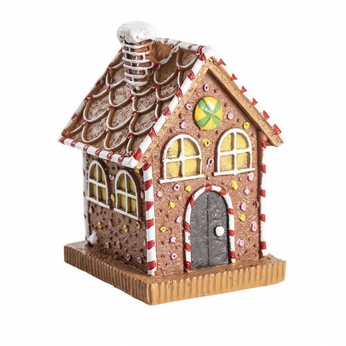 Lebkuchenhaus mit led - lebkuchenhaus,