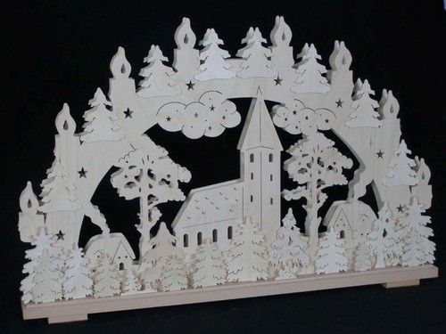 Schwibbogen beleuchtet mit - el.,