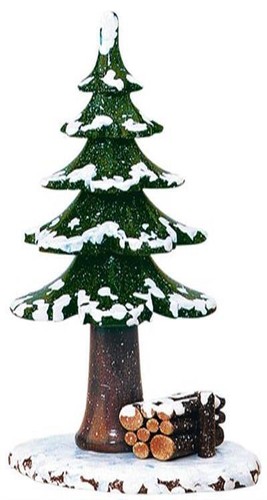 Winterbaum mit holz hubrig - winterbaum,