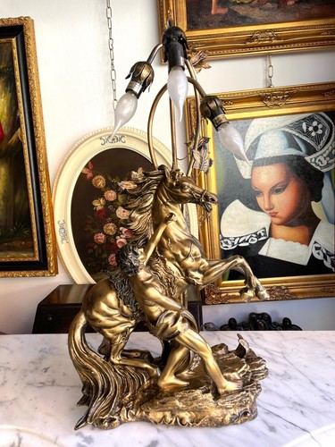 Grosse italienische lampe - lampe, 70er