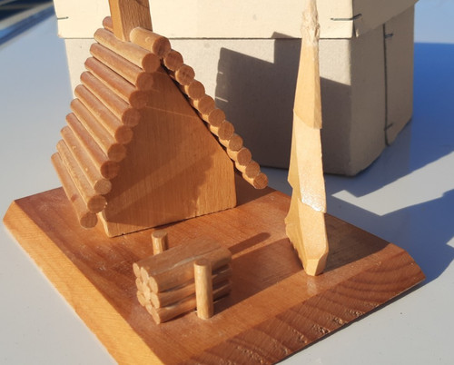 Räucherhaus mit fichte - mit,